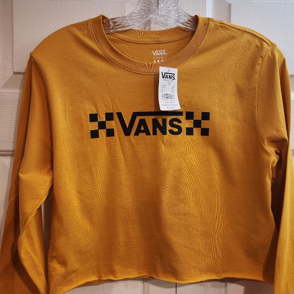 Vans long sleeve crop t-shirt, size x-small - Picture 4 of 4